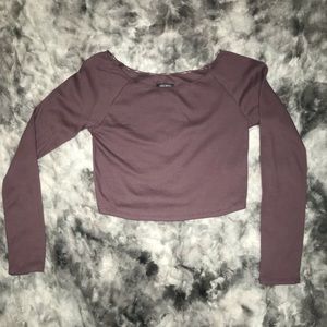 Wild Fable Purple Longsleeved Crop Top!